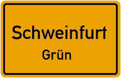 Straßenverzeichnis Schweinfurt Grün