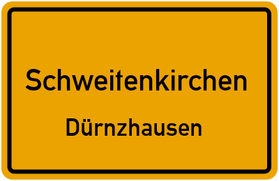 Ortsschild Schweitenkirchen Dürnzhausen