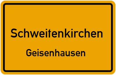 Ortsschild Schweitenkirchen Geisenhausen