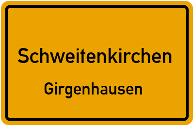 Straßenverzeichnis Schweitenkirchen Girgenhausen
