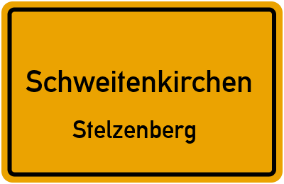 Ortsschild Schweitenkirchen Stelzenberg
