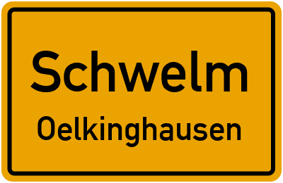 Straßenverzeichnis Schwelm Oelkinghausen