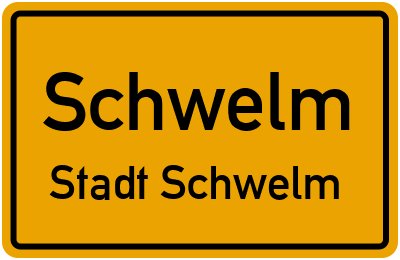 Straßenverzeichnis Schwelm Stadt Schwelm