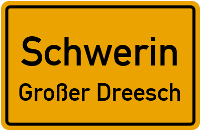 Straßenverzeichnis Schwerin Großer Dreesch