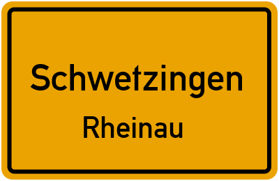 Straßenverzeichnis Schwetzingen Rheinau