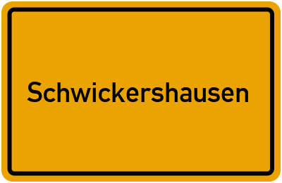 Schwickershausen in Thüringen