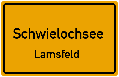 Straßenverzeichnis Schwielochsee Lamsfeld