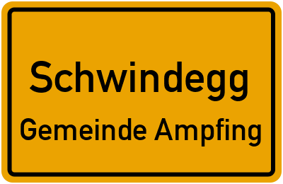 Straßenverzeichnis Schwindegg Gemeinde Ampfing