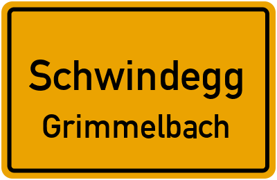 Straßenverzeichnis Schwindegg Grimmelbach