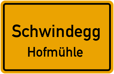 Straßenverzeichnis Schwindegg Hofmühle