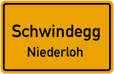 Straßenverzeichnis Schwindegg Niederloh