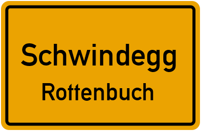 Straßenverzeichnis Schwindegg Rottenbuch