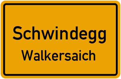 Straßenverzeichnis Schwindegg Walkersaich