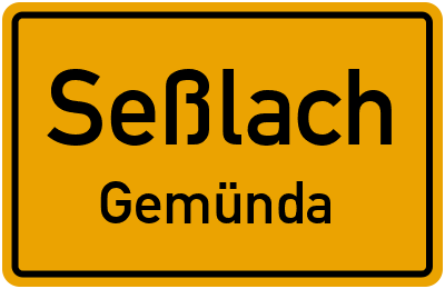 Straßenverzeichnis Seßlach Gemünda