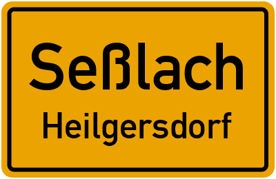 Straßenverzeichnis Seßlach Heilgersdorf