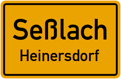 Straßenverzeichnis Seßlach Heinersdorf