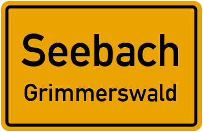 Straßenverzeichnis Seebach Grimmerswald