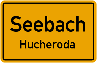 Straßenverzeichnis Seebach Hucheroda