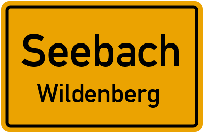 Straßenverzeichnis Seebach Wildenberg