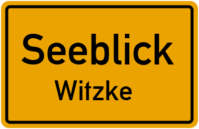 Straßenverzeichnis Seeblick Witzke