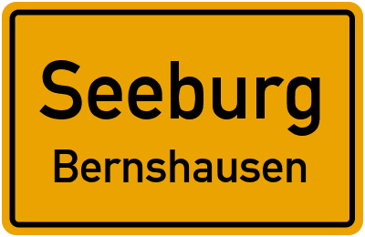 Straßenverzeichnis Seeburg Bernshausen