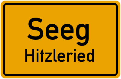 Straßenverzeichnis Seeg Hitzleried