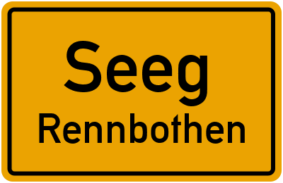Straßenverzeichnis Seeg Rennbothen