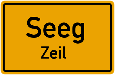 Straßenverzeichnis Seeg Zeil
