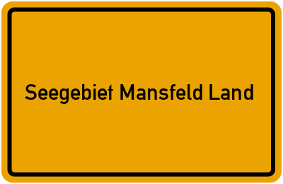 Branchenbuch Seegebiet Mansfeld Land, Sachsen-Anhalt