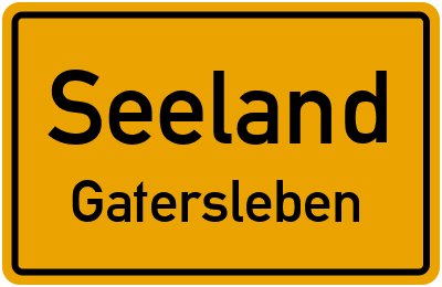 Straßenverzeichnis Seeland Gatersleben