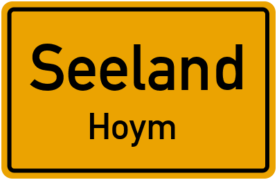 Straßenverzeichnis Seeland Hoym