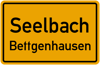 Straßenverzeichnis Seelbach Bettgenhausen