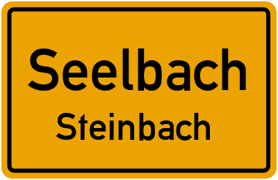 Straßenverzeichnis Seelbach Steinbach