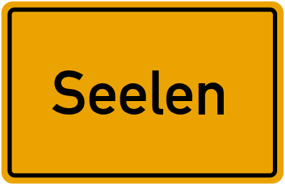 Ortsschild von Gemeinde Seelen in Rheinland-Pfalz