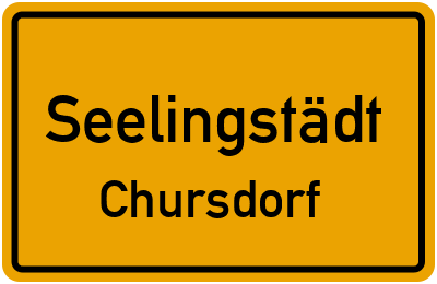Straßenverzeichnis Seelingstädt Chursdorf