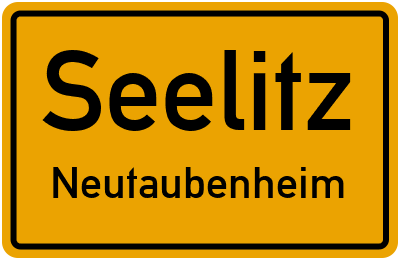 Straßenverzeichnis Seelitz Neutaubenheim