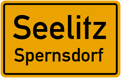 Straßenverzeichnis Seelitz Spernsdorf