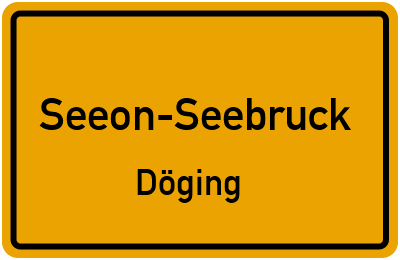 Straßenverzeichnis Seeon-Seebruck Döging