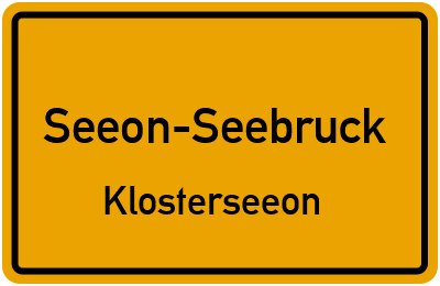 Straßenverzeichnis Seeon-Seebruck Klosterseeon