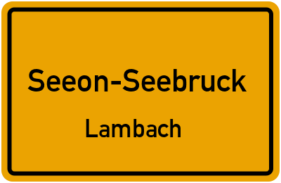 Straßenverzeichnis Seeon-Seebruck Lambach