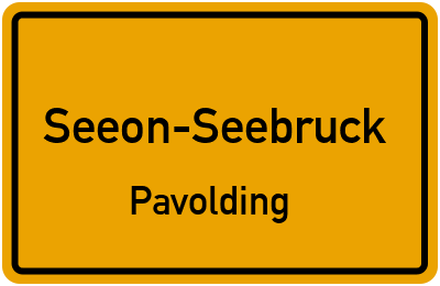 Straßenverzeichnis Seeon-Seebruck Pavolding