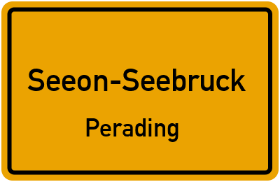 Straßenverzeichnis Seeon-Seebruck Perading