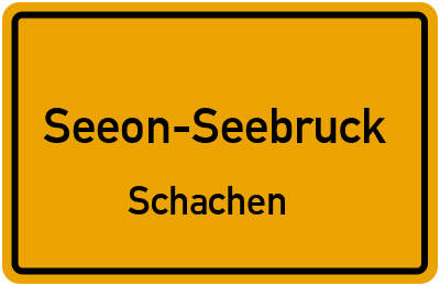 Straßenverzeichnis Seeon-Seebruck Schachen