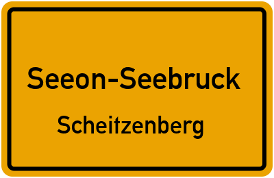 Straßenverzeichnis Seeon-Seebruck Scheitzenberg
