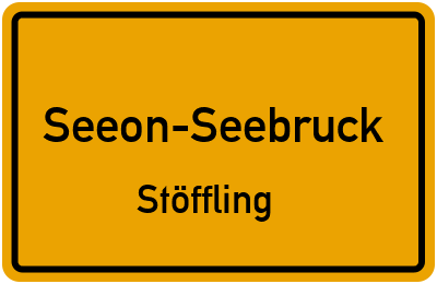 Straßenverzeichnis Seeon-Seebruck Stöffling