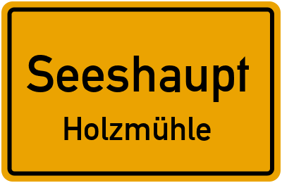 Straßenverzeichnis Seeshaupt Holzmühle