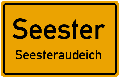 Straßenverzeichnis Seester Seesteraudeich