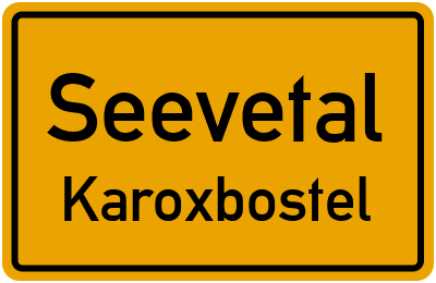 Straßenverzeichnis Seevetal Karoxbostel