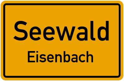Straßenverzeichnis Seewald Eisenbach