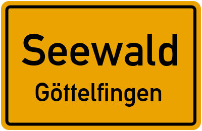 Straßenverzeichnis Seewald Göttelfingen